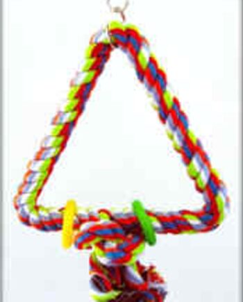 Giocattolo Altalena a forma di triangolo per i pappagalli di QualityZoo