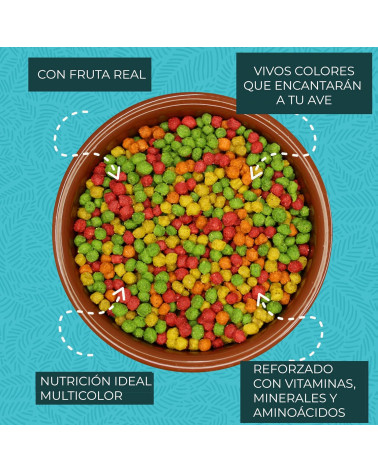 Alimentazione Estrusi Zupreem FrutiBland M 18 Kg- Zupreem